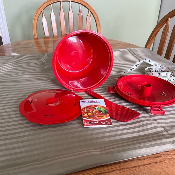 stem Red Microwave Multi-Cooker Lid Set - Picture 7 of 10